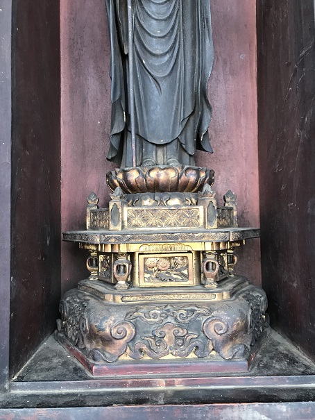 仏像　厨子　金彩　玉眼